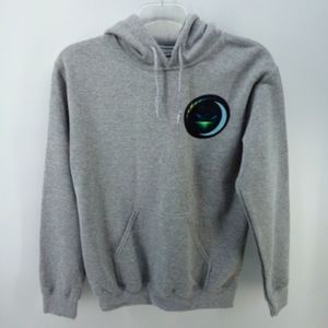 NWOT Moonlight Audio YouTube Merch Oversized Gray Celestial Moon Hoodie Pocket S